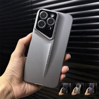 Ốp Điện Thoại Lưỡi Dao Kim Loại 3D Sang Trọng Cho IPhone 15 14 Pro Max 14pro 15pro Matte Siêu Mỏng Ốp Lưng Chống Sốc