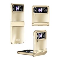 Ốp Điện Thoại Mạ Kẽm Nhiều Màu Sắc Cho Samsung Galaxy Z Flip 6 5 4 3 5g Bản Lề Mặt Sau Nhựa K02