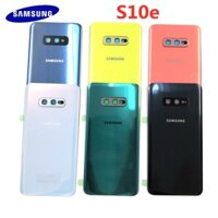Ốp Điện Thoại Mặt Kính + Bảo Vệ Camera Cho Samsung Galaxy S10e S10e G973 G973F