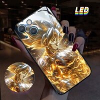 Ốp Điện Thoại Mặt Kính Có Đèn LED Phát Sáng Cao Cấp Cho iPhone XR XS X XSMAX 7Plus 8plus 7 8 6Plus 6SPlus 6 6S
