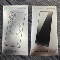 Ốp Điện Thoại Mặt Kính Cường Lực Kèm Quạt Làm Mát Cho nubia red magic 9 pro plus red magic 9 pro