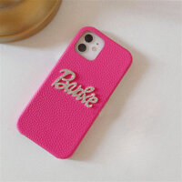 Ốp Điện Thoại Màu Đỏ Hoa Hồng Cho iPhone 16 pro max Ốp Lưng Điện Thoại Nửa Gói 14 pro 13 pro max 14 12 11 XR X Xs XsMax Girl Leather phone case 16plus Vỏ Điện Thoại Chống Rơi