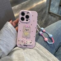 Ốp điện thoại mềm chống sốc 3D hình chó West Highland có thể gập lại, tương thích với iPhone 16/15/14 Pro/12/13/13 Pro Max XR PTZ4