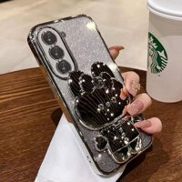Ốp Điện Thoại Mềm Có Vòng Đỡ Hình Thỏ KT Dễ Thương Cho Samsung Galaxy A25 A15 A05 A05S A35 A55 ULTRA