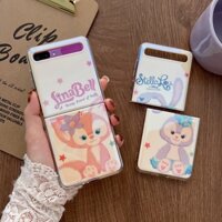 Ốp Điện Thoại Mềm Họa Tiết Tai Thỏ Màu Xanh Dương Cho Samsung Galaxy Z Flip 1 2 3