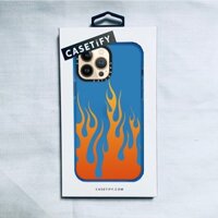 Ốp Điện Thoại Mềm Họa Tiết Ngọn Lửa Màu Xanh Dương Đậm Cho IPhone 13 12 11 Pro MAX Mini XS MAX XR X SE 6 6S 7 8 Plus