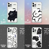 🇰🇷Ốp Điện Thoại Mềm Trong Suốt Thiết Kế Độc Đáo Dễ Thương Có Ngăn Đựng Thẻ Cho Apple 14 Pro Max Mini 13 12