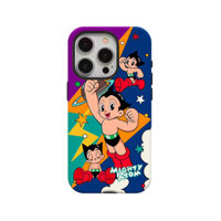Ốp Điện Thoại Mighty Atom Cho iPhone15ProMax 14Pro 13 12 XSMAX 13mini 2in1 Ốp Lưng Cứng Bóng Samsung S24