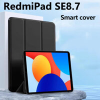 Ốp điện thoại Mới Cho Xiaomi Redmi Pad SE 8.7 inch 2024 Gấp Đứng Từ Tính Mềm TPU Mặt Sau Máy Tính Bảng