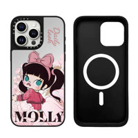 Ốp điện thoại MOLLY hoa táo phù hợp cho iPhone 16 Pro Max/15 Pro/14/13/12
