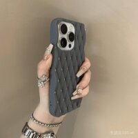 Ốp điện thoại mùa hè họa tiết dệt, tản nhiệt, thoáng khí, cho iPhone 13, 15 Pro Max, bảo vệ toàn diện, chống sốc cho iPhone 14, 12, 11 cho phụ nữ