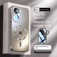 Ốp Điện Thoại Nam Châm Cho Igoo neo 10 13 12 pro vivo x200 mini 100 100s pro ultra Casing AG Sạc Không Dây Mờ Tản Nhiệt Chống Nóng Và Chống Trầy Xước Để Bảo Vệ Toàn Bộ Camera