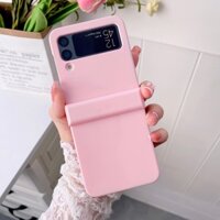 Ốp Điện Thoại Nắp Gập Chống Rơi Màu Macaron Cho Samsung Galaxy Z Flip 4 Flip 4