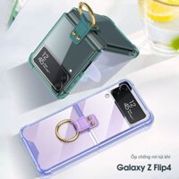 Ốp Điện Thoại Nắp Gập  khung vòng chính hãng chống bụi bẩn trọn Cho Samsung Galaxy Z Flip 3 4