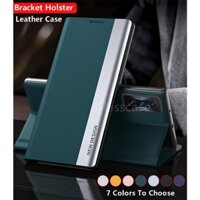 Ốp Điện Thoại Nắp Gập Tráng Gương Chống Sốc Kèm Giá Đỡ Cho Xiaomi Poco F4 GT X3 X4 M4 M3 Pro F3 X3 Nfc X4GT Xiomi Poco F4GT