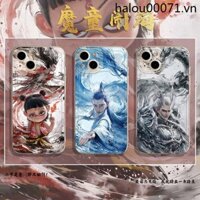 Ốp Điện Thoại Nezha Thích Hợp Cho Apple 16 Trong Suốt iphone15promax Aoguang 14plus Ao Bing 13mini Nezha 12 Phong Cách Mới 11 Cậu Bé Ma Thuật Biển Ma Ám x Phim 8 Ao Run xr Ngoại Vi xs Case 7