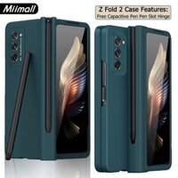 Ốp Điện Thoại Nhám Chống Sốc Bảo Vệ Toàn Diện Màn Hình Cho Samsung Galaxy Z Fold 2 Có Ngăn Đựng Bút S Pen/Hoder Z Fold2