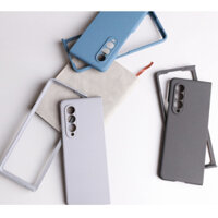 Ốp Điện Thoại Nhám Màu Trơn Chống Vân Tay Kiểu Dáng Đơn Giản Cho Samsung Galaxy z Fold 1 2 3 4 W20 W21 W22 z fold1 fold2 fold3 fold4