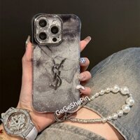 Ốp Điện Thoại Nhiễm Trùng Cao Cấp Smudge Đi Kèm Phim Ống Kính Apple 16promax Vỏ Điện Thoại iPhone15 Vòng Tay 14 Bao Gồm Tất Cả 13 Nữ