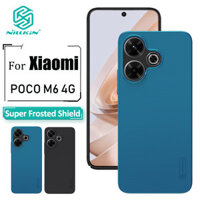 Ốp Điện Thoại Nillkin Shield Cho Poco M6 4G Ốp Lưng Siêu Mỏng Cứng Chống Vân Tay Chống Sốc Ốp Lưng