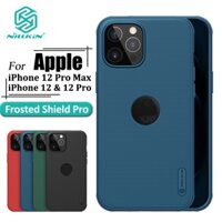 Ốp điện thoại Nillkin Super Frosted Shield Pro vật liệu kép của PC và TPU chống sốc cho iP 12 12 Pro 12 Pro Max