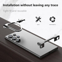 Ốp Điện Thoại Ốp Lưng Kim Loại Không Đều Cho Samsung Galaxy S23 S24 S25 Ultra Plus Nhôm Làm Mát Chống Sốc Dành Cho Samsung Galaxy