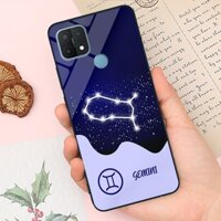 Ốp điện thoại OPPO A15 - Cung hoàng đạo, chất liệu kính cường lực