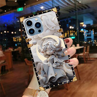 Ốp điện thoại OPPO A3 Pro 5G A3X A3 A60 A38 A18 A79 A98 A58 A78 A57 A76 A17 A95 A74 Ốp Điện Thoại Chống Sốc Nữ Thần Mặt Trăng Hoạt Hình