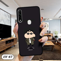 Ốp điện thoại Oppo A8 2020 – Lưng nhám viền dẻo