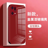 Ốp điện thoại OPPO Find X5 tương thích, màu đỏ Trung Quốc, Find X3, bảo vệ toàn diện, chống rơi, ốp cứng Find X5 Pro mới