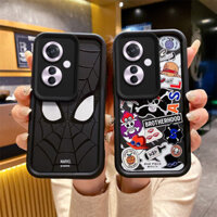 Ốp điện thoại OPPO RENO 11F RENO 11 5G Marvel Spiderman Black Gold Silicone Mobile Phone Case TY