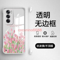 Ốp điện thoại Oppo reno12 pro RENO12PRO Vỏ bảo vệ không khung nửa kín phong cách trong suốt Vỏ làm mát Vỏ bảo vệ Vỏ điện thoại