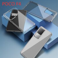 Ốp Điện Thoại PC Cứng Viền TPU Mềm Trong Suốt Chống Vàng POCO F4 Cho Xiaomi F3 M3 M4 PRO X3 X4 NFC REDMI K50