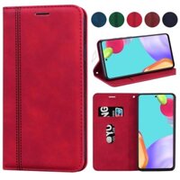 Ốp Điện Thoại Phong Cách Kinh Doanh Cho Samsung Galaxy S22 S21 S20 Ultra S22 + S21 + S20 + S21 FE S20 FE S10 + S10e S10 Lite Hộp Đựng Thẻ Lật Từ Tính