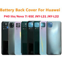 Ốp điện thoại Pin Cho Huawei P40 Lite Phía Sau Nhà Ở Cửa Dành Cho Nova 6 SE JNY-L21 JNY-L22 Vỏ Pin Nova 7i + CE