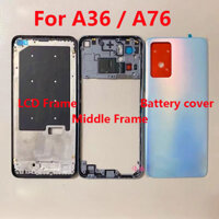 Ốp điện thoại Pin Lcd Khung Trước Giữa Cho OPPO A36 PESM10 A76 CPH2375 Phía Sau Nhà Ở Cửa Phụ Kiện Thay Thế