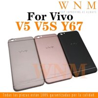 Ốp điện thoại Pin Nhà Ở Cho VIVO V5 V5s V5 lite Y66 / Y67 Với LOGO Pin Kính Ốp điện thoại Cửa Sau Thay Thế Một Phần Có Nút Âm Lượng Nguồn