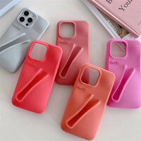 Ốp Điện Thoại Rhode Lip Chất Lượng Cao Có Hộp Cho iPhone 16 11 12 13 14 15 Pro Max 16 Plus Màu Nguyên Bản Mềm Stereo Silicon Thời Trang Hailey Son Môi Glaze Vỏ Chống Sốc