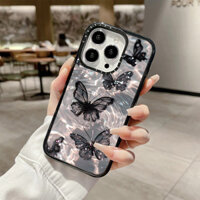 Ốp điện thoại sạc từ tính không dây Dream Water Ripple Butterfly cho IPhone 11 14 15 16 Pro Max 12 13 Pro Max Cover 14 15 16 PLUS Silicone mềm trong suốt Vỏ chống sốc
