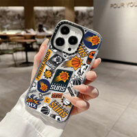 Ốp điện thoại sạc từ tính không dây NBA Basketball Series tương thích cho IPhone 11 12 Pro 13 14 15 16 Pro Max Cover 15 16 PLUS Silicone mềm trong suốt Vỏ chống sốc