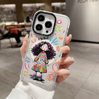 Ốp điện thoại sạc từ tính không dây dễ thương cho IPhone 11 14 15 16 Pro Max 12 13 Pro Max Cover 14 15 16 PLUS Silicone mềm trong suốt Vỏ chống sốc