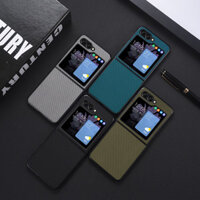 Ốp điện thoại Samsung Galaxy Z Flip 5 Thời trang Đơn giản dệt nylon sáng tạo Vỏ bảo vệ chống sốc cho Flip 3 Flip4
