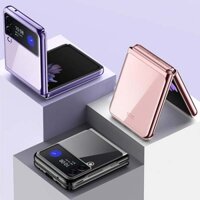 Ốp điện thoại  Samsung Galaxy Z Flip 3 Ốp lưng điện thoại mỏng trong viền màu Likgus Clear Cover