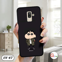 Ốp điện thoại Samsung Galaxy J8 – Lưng nhám viền dẻo