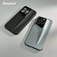 Ốp Điện Thoại Sanptoch Matte Slim Cho iPhone 15 14 Pro Max Tích Hợp Bảo Vệ Ống Kính Kính Cho iPhone 15 Pro Max Chống Vân Tay Vỏ Siêu Nhẹ