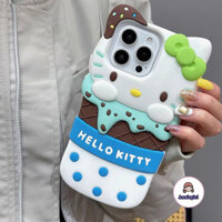 Ốp Điện Thoại Silicon 3D Sanrio KT Dễ Thương Cho IPhone 15 14 16 Pro Max 12 13 Promax Chống Rơi Chống Sốc Ốp lưng Mềm