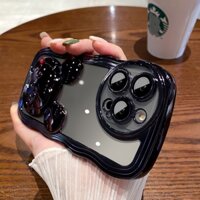 Ốp Điện Thoại Silicon Dẻo Tráng Gương 3D Sang Trọng Kèm Giá Đỡ Đứng Cho iPhone 11 12 13 14 Pro Max iPhone 14 Plus