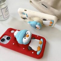 Ốp điện thoại silicon hình chim cánh cụt iPhone16 13 / 14 / 15 / 15Pro / 15ProMAX Vỏ mềm