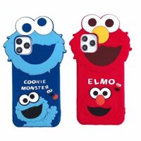 Ốp Điện Thoại Silicon Họa Tiết SESAME STREET Elmo 3D Dành Cho iPhone 11 Pro Max 6 6s 7 8 Plus XS Max XR