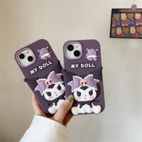 Ốp điện thoại silicon hoạt hình My Doll Baku Kuromi iphone 11 12 13 14 15 pro max 15Pro 14pro 13Pro 12pro Vỏ điện thoại cao su mềm